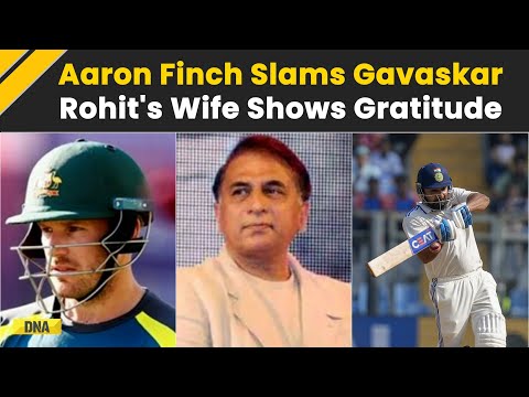 Aaron Finch Defends Rohit Sharma Against Gavaskar's Criticism | Ritika's Heartfelt Support