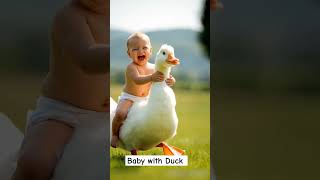 Cute baby laugh #cute #cutebaby #bebestiktoks #babylaugh #bebe #ai #fyp #duck #youtubeshorts