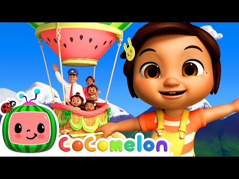 Flying Song | with Nina and JJ | Cocomelon Nursery Rhymes for Kids