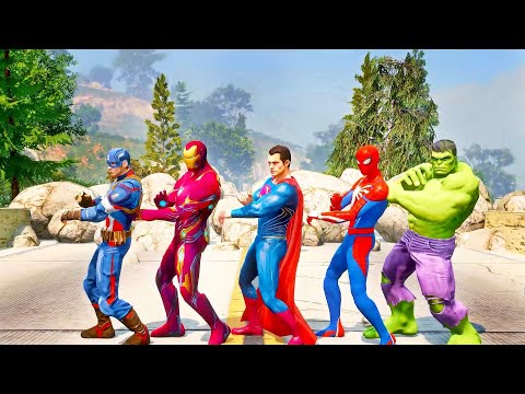 Superman Free Avengers from zombies Trap 😱 Ep.172