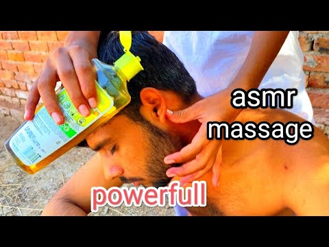 indian head and nick massage asmr sleep sound #asmr