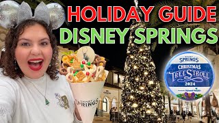 2024 Disney Springs Holiday Guide: Free Entertainment, Festive Snacks, Santa, and More!