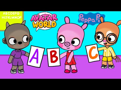 🐷Learn the Alphabet with Peppa Pig in AVATAR WORLD 🔠