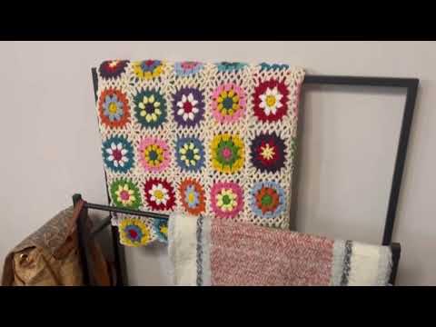 Towel Rack Blanket Holder