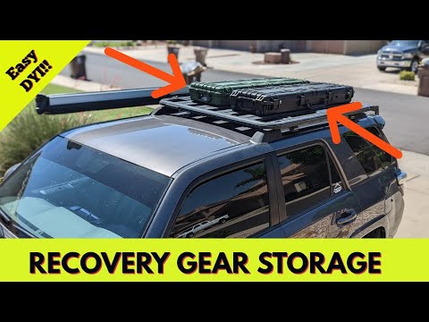 HOW TO - Rooftop Storage Box Install 4Runner - Harbor Freight!