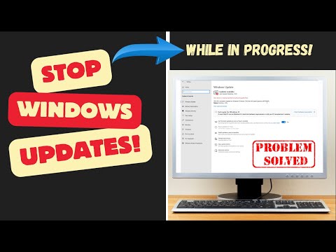 How to Stop Windows Update While in Progress