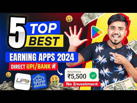 TOP 5 Money Earning Apps in 2024 || Play Simple Games & Earn Real Cash Without Investment | Earn Pro