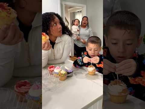 Mom Catches Son and Daughter Eating The Cupcakes! #shorts