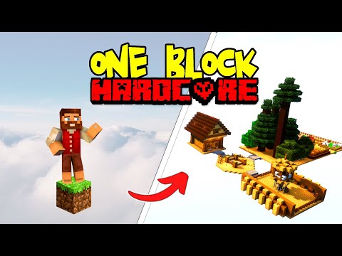 All About VILLAGERS on Minecraft Skyblock One Block HARDCORE!