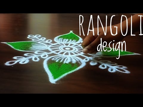 rangoli design with colours 🌷 muggulu designs for doorstep 🌷rangoli kolam design 🌷