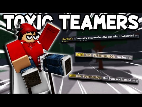 I HUMBLED these TOXIC TEAMERS in The Strongest Battlegrounds!