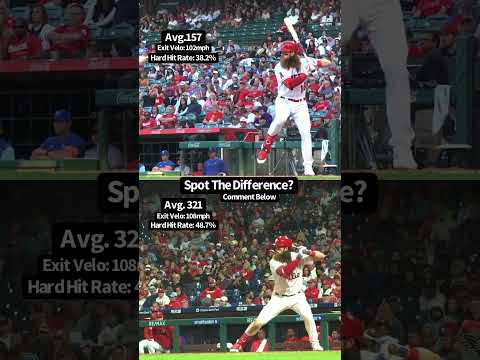 How He Fixed His Swing In The MLB #baseball #mlb #homerun