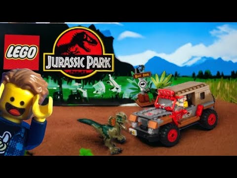 Lego Jurassic Park 76958 Dilophosaurus Ambush Speed Build