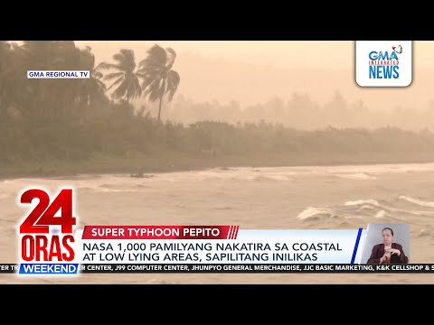 Mga nagtumbahang puno, humambalang sa kalsada dahil sa malakas na hangin at ulan | 24 Oras Weekend