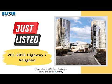 Just Listed: 2916 Highway 7 #201, Vaughan