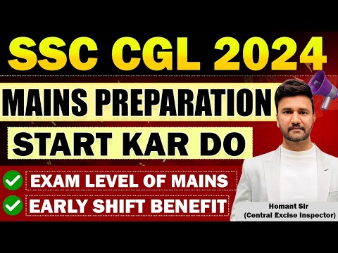 SSC CGL 2024 DAY 1 and Day 2 || Mains preparation start kardo