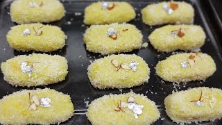 Easy Coconut Barfi Recipe - Nariyal Ki Barfi in Just 20 Minutes | #नारियलकीबर्फी l#coconutbarfi