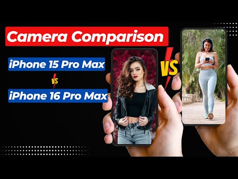 Camera Comparison for iPhone 15 Pro Max and iPhone 16 Pro Max  | iPhone 16 Pro vs iPhone 15 Pro