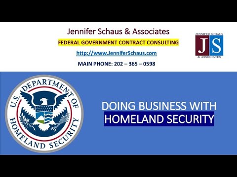 Federal Contracting Procurement Playbook Doing Business With Homeland Security DHS Federal Contracts