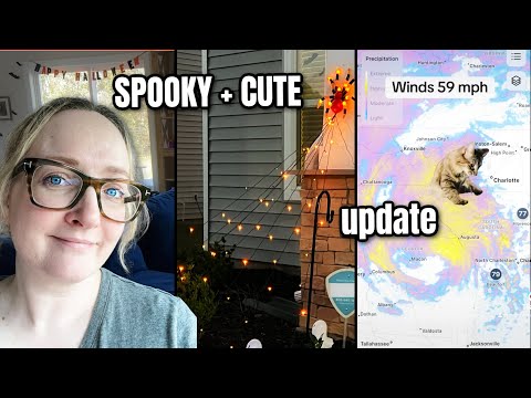 HALLOWEEN HOME DECOR + Hurricane Helene Aftermath Update