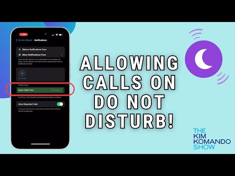 Allowing specific calls while on Do Not Disturb