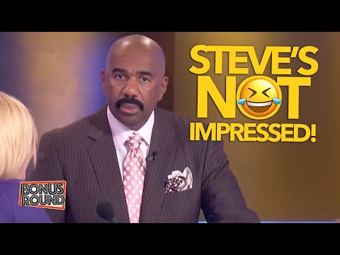 Steve Harvey's Not Impressed With These Family Feud Answers