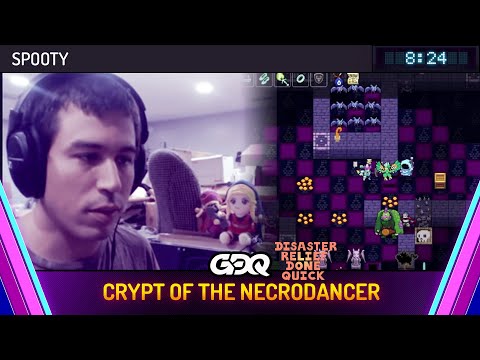 Crypt of the NecroDancer by Spooty in 8:24 - Disaster Relief Done Quick 2024