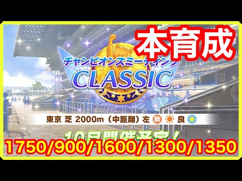 【ウマ娘】チャンミクラシック3人目はヤエノムテキに決まりだ！！【チャンピオンズミーティング東京2000m】