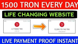 BEST ONLINE EARNING SITE TODAY 2023 NO INVESTMENT • New Usdt Mining Website Today 2023 trx mining