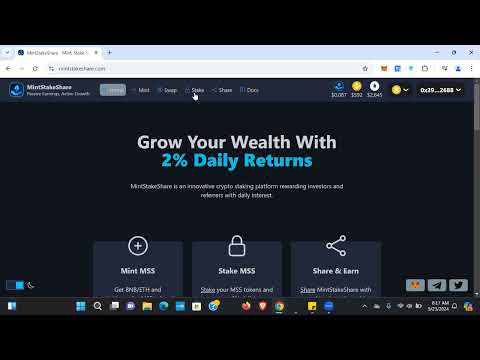 MintStakeShare - Quick Update To Start The Week! Thoughts On Where Platform Is And Where It's Going!