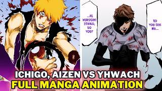 🔴 Ichigo, Aizen vs Yhwach -- Full Manga Fight (Colored Panels)