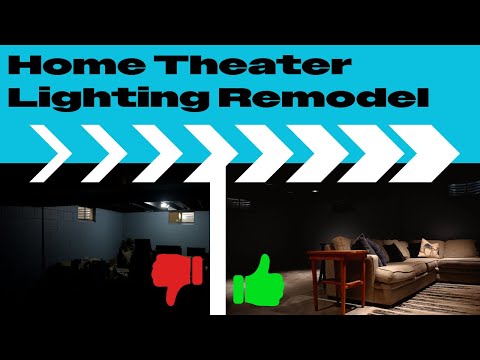 Simple Lighting to Turn a Basement into a Theater