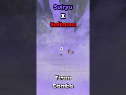 Suiryu X Saitama Team Combo🗣️🔥 #shorts #roblox #strongestbattlegrounds