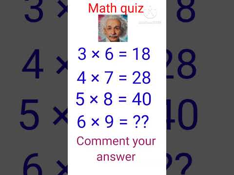 Math quiz || #math #quizgame #quiz #mathematics #gkquestion