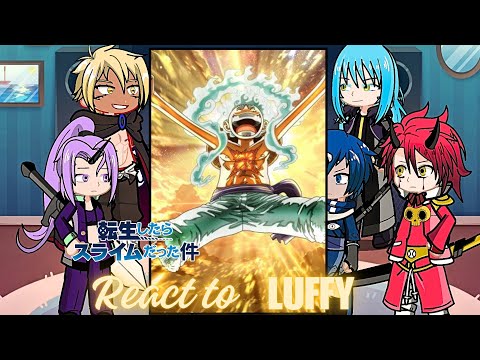 Rimuru Tempest react to Luffy gear 5 | Onepiece Strawhat family  | Gacha life 2  | slime | shanks