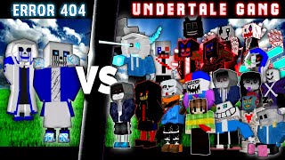 Team Error 404 Sans VS Virus 404 Sans,Error Sans and All Undertale Characters!(Cartoon cat,Ink sans)