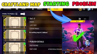 CRAFTLAND MAP STARTING PROBLEM SOLVED IN FREE FIRE MAX |🗺️  #LB2GAMER