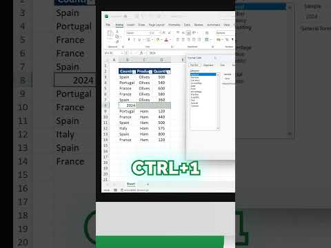 Try This Instead of Merging Cells in Excel 🥳 #shorts