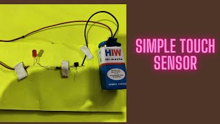 How to make Touch switch using transistor BC 547 | Alex family bonding