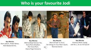 Best Actor Jodis of Bollywood