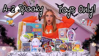 A-Z *SPOOKY ONLY* MYSTERY TOYS UNBOXING!!😱👻🎃🦴⚰️⁉️ (300+ FINDS?!😨) | Rhia Official♡