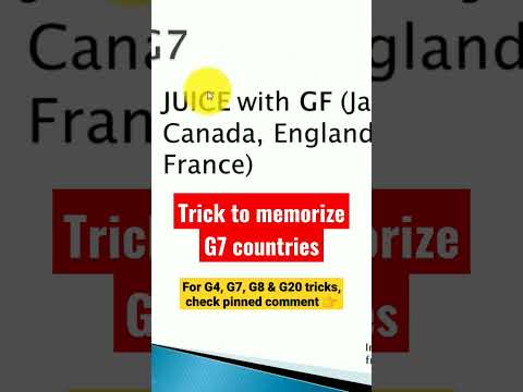 Trick to learn G7 countries name | Super GK tricks by Exam Cluster #gk #gktrick #ssc