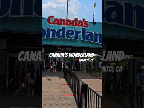 Popular Family Attraction • Canada's Wonderland #canada #themepark #shorts