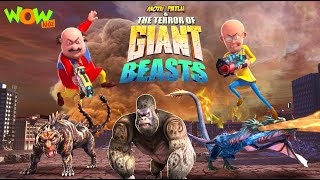 The Terror Of Giant Beasts | New Hindi Cartoon Movies | Motu Patlu Movie | Wow Kidz | #spot