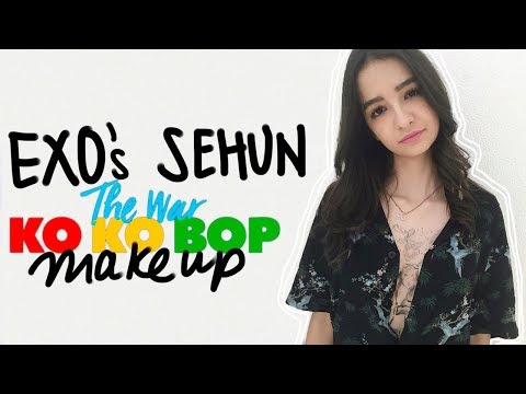 EXO'S SEHUN KO KO BOP INSPIRED MAKEUP LOOK | aleely