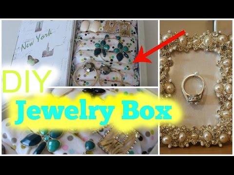 How to Make a DIY Jewelry Box Tutorial | Spring Room Decor