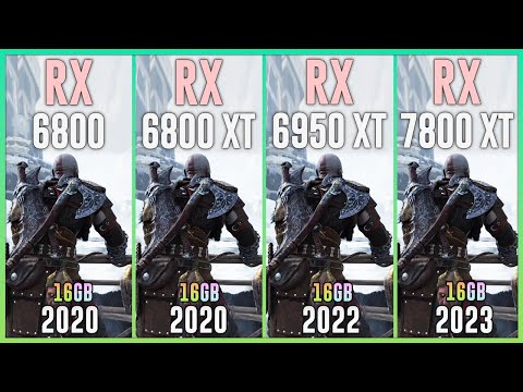 RX 6800 vs RX 6800 XT vs RX 6950 XT vs RX 7800 XT - Test in 20 Games