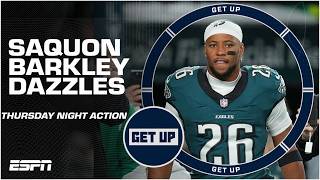 Ryan Clark thinks Saquon Barkley is having SUPER BOWL IMPACT for the Eagles?! | Get Up