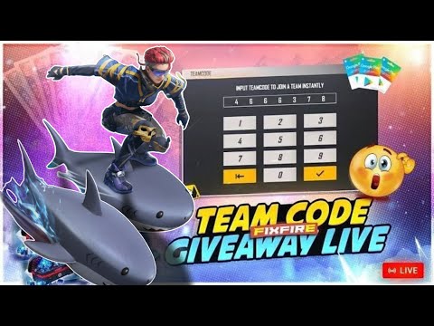 Guild test live team code giveaway live ff live custom room live redeem code ff live stream