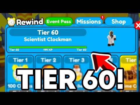 I Unlocked MAX TIER 60 In The Clock Pass.. (Toilet Tower Defense)